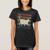 Chonk Cat  Chonk Meme Fat Cat Retro Heftychonk Tシャツ (正面)