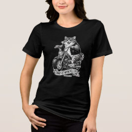 Chonky-Cat Motorcycle Club トライブレンドTシャツ