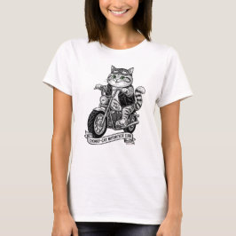Chonky-Kitten Motorcycle Club Tシャツ