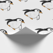 Chonky Penguin Adorable Whimsical Pattern Gift ラッピングペーパー (角)