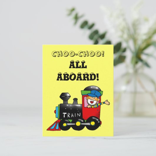 chooのchooの列車の第2誕生会 招待状 (スタンド正面)