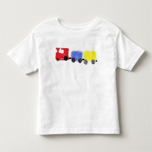 Choo-Chooのかわいい列車 トドラーTシャツ (正面)