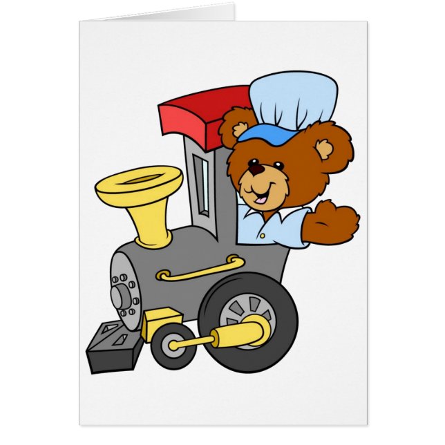 Choo Chooの列車のテディー・ベア (正面)