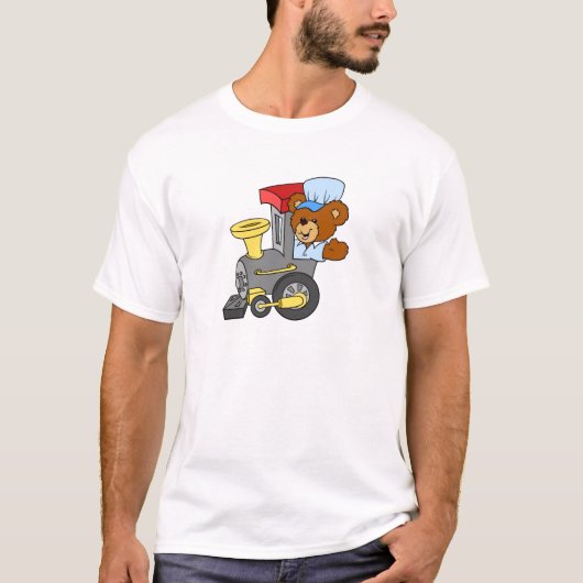 Choo Chooの列車のテディー・ベア Tシャツ (正面)