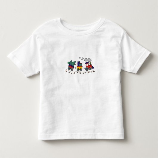 Choo Chooの列車の幼児T トドラーTシャツ (正面)