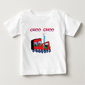 Choo Chooの列車のTシャツ ベビーTシャツ
