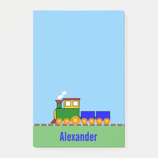 Choo-Chooの列車 ポストイット (正面)