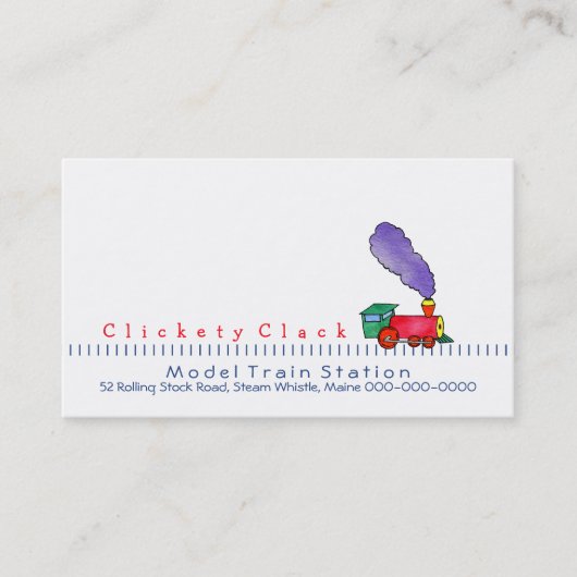 Choo Chooの列車 名刺 (正面)