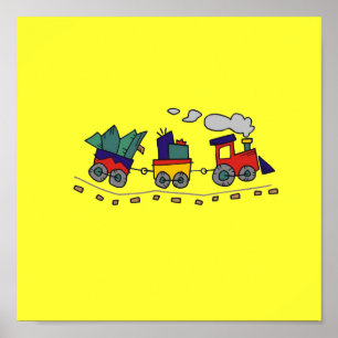 Choo Choo Trainポスター15x15まで ポスター