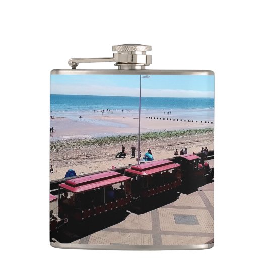 Choo choo train 、ブリディントンビーチ フラスク (正面)