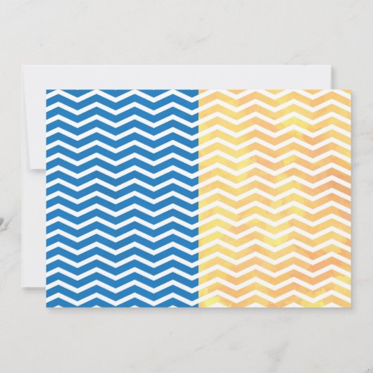 Choo Choo Train & Construction Joint Birthday 招待状 (裏面)