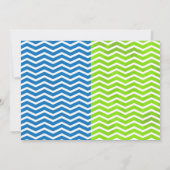 Choo Choo Train & Dinosaur Joint Birthday 招待状 (裏面)