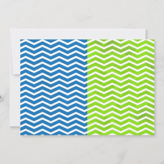 Choo Choo Train & Dinosaur Joint Birthday 招待状 (裏面)