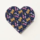 Choo choo train heart bear notebook ノートブック (裏面)