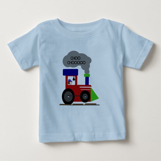 Choo Choo Train Tシャツとギフト ベビーTシャツ (正面)