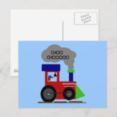 Choo Choo Train Tシャツとギフト ポストカード (正面/裏面)