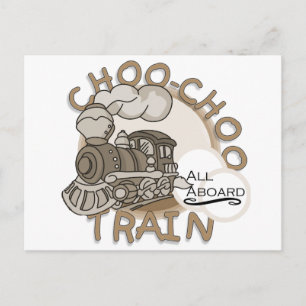 Choo-Choo Train TシャツとGIfts ポストカード