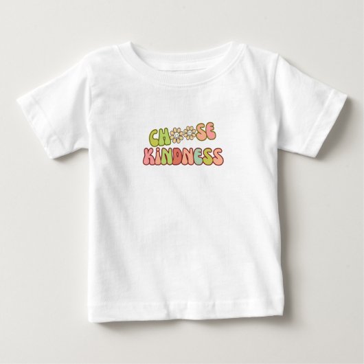Choose優しさ – かわいいレトロベビーボディスーツ/ Kid's ベビーTシャツ (正面)