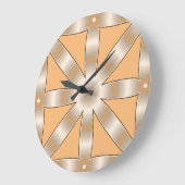 Choose Any Color Repeated Star Pattern Large Clock ラージ壁時計 (傾斜)