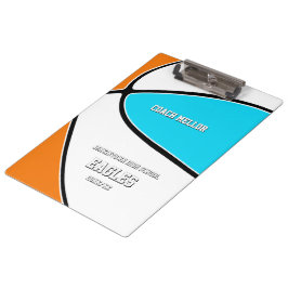 choose ANY team colors basketball coach クリップボード