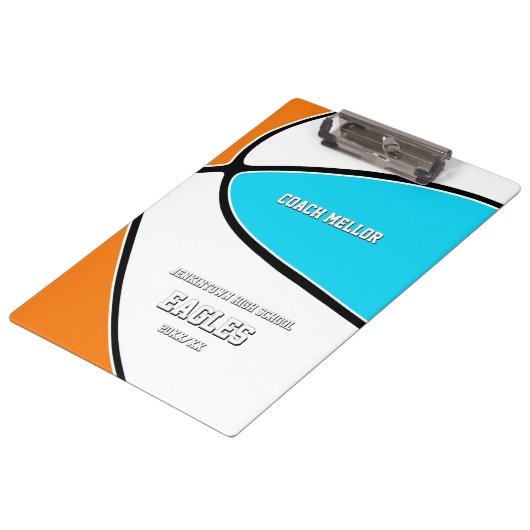 choose ANY team colors basketball coach クリップボード (アングル)