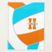 choose ANY team colors girls boys volleyball プランナー手帳 (正面)