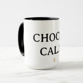 Choose Calm – シンプルコーヒーマグ | 美意識の高いZen Q マグカップ (正面左)