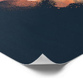 Choose Calm Mindfulness Vibrant Colors ポスター (角)