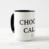 Choose Calm – Minimal Coffee Mug | Aesthetic Zen Q マグカップ (正面左)