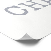 Choose Calm Over Chaos Minimalist Quote Typography ポスター (角)