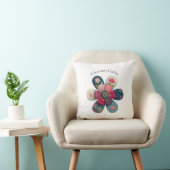 Choose Calm Positive Affirmation Throw Pillow クッション (椅子)