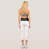 CHOOSE COLOR name白黒yoga capri legings カプリレギンス (裏面)