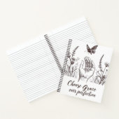 Choose Grace Over Perfection ノートブック (内部)