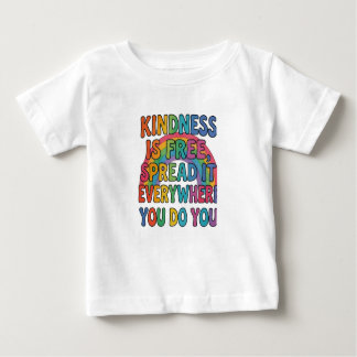 Choose Happiness – Colorful Positive Quote Design  ベビーTシャツ
