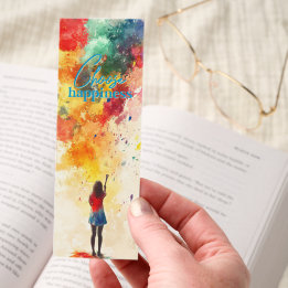 Choose Happiness Motivational Bookmark