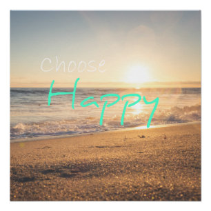 「Choose Happy」ポスター ポスター