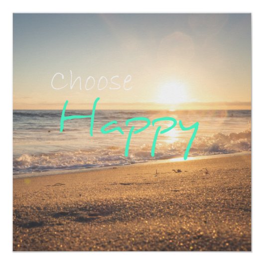 「Choose Happy」ポスター ポスター (正面)