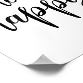 Choose Happy - For Women &amp; Men, Motivational Q ポスター (角)