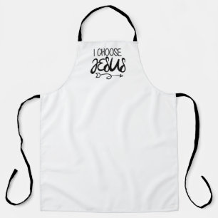 Choose Jesus Art Gospel Graphics Christian Art Quo エプロン