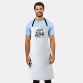 Choose Jesus Art Gospel Graphics Christian Art Quo エプロン (着用した状態)