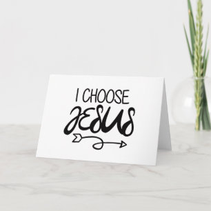 Choose Jesus Art Gospel Graphics Christian Art Quo カード