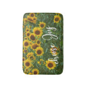 Choose Joy引用文ひまわりフィールドマッチング バスマット (正面縦)