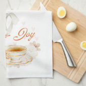 Choose Joy – ティータオル – シナモン転が&ティー キッチンタオル (四つ折り)