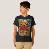 Choose Joy:感動的 Kids'T-Shirt Tシャツ (正面フル)