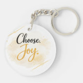 Choose Joy Acrylic Keychain キーホルダー (裏面)