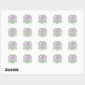 Choose Joy Every Single Day Sage Lavender  ラウンドシール (シート)