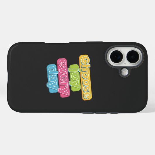 Choose Joy Everyday ! Case-Mate iPhoneケース (裏面 (横))