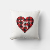 Choose Joy Inspirational Quote クッション (正面)