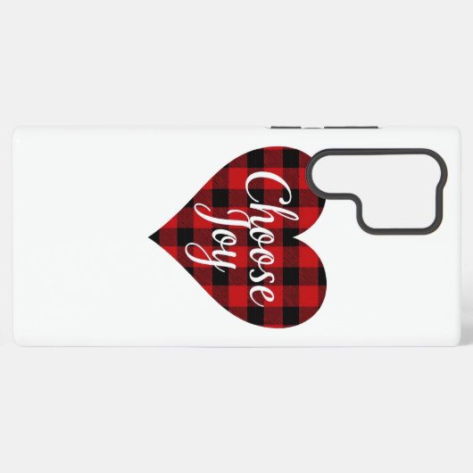 Choose Joy Inspirational Quote Samsung Galaxyケース (裏面横)