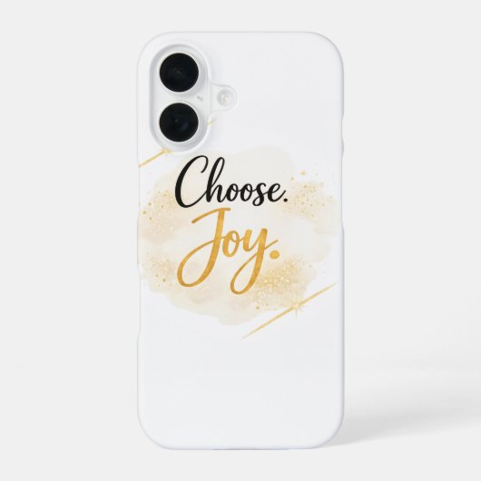 Choose Joy iPhone 16 カバー (裏面)